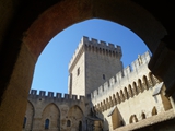 avignon palais tower arch