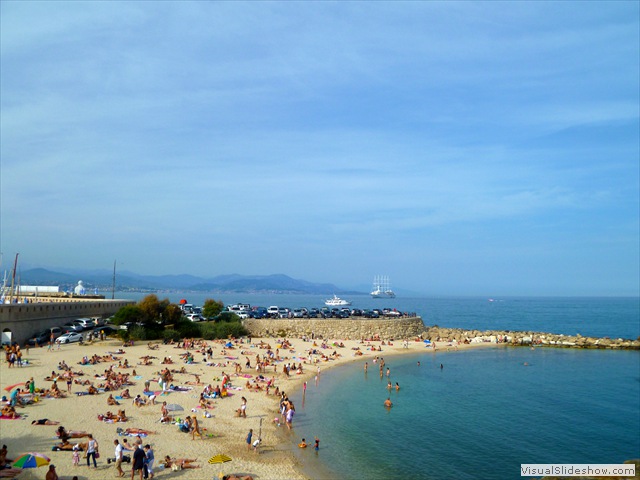 Antibes beach